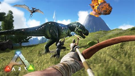 ARK: Survival Evolved é um jogo de sobrevivência online com dinossauros e uma comunidade tribal feroz!